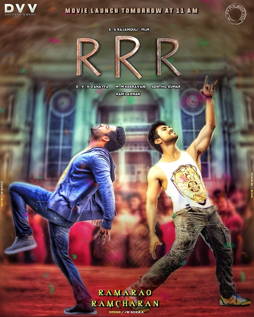 Rajamouli RRR Latest Poster Released, rrr poster HD phone wallpaper