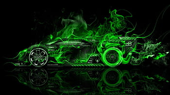 3D Wallpaper Car Racing Theme Sports Car Glass Shards Theme Hotel  Restaurant Ktv Internet Cafe Wallpaper : Amazon.de: DIY & Tools