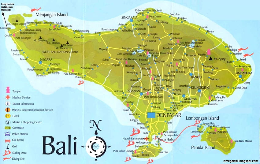 Panduan Perjalanan Dan Wisata Bali Indonesia, peta indonesia Wallpaper HD