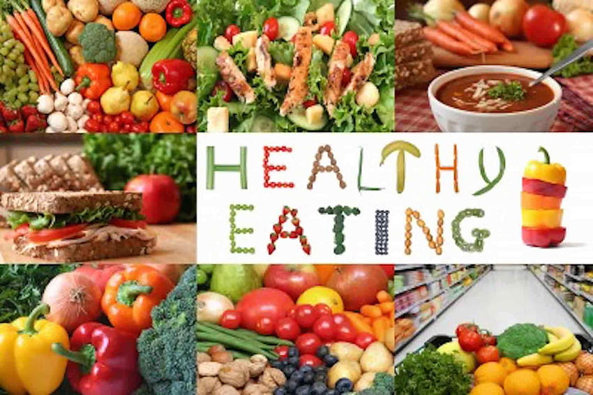 Grupo de Alimentação Saudável, comida saudável papel de parede HD