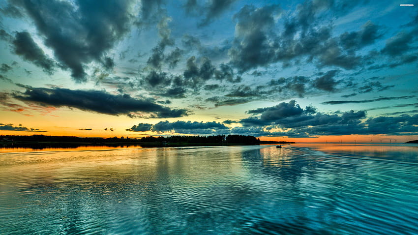 Amazing Sunset On Beach 3840X2160, amazing beach HD wallpaper