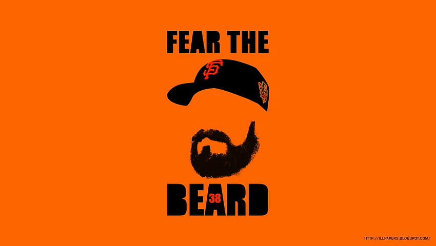 3 Fear The Beard, brian logo HD wallpaper