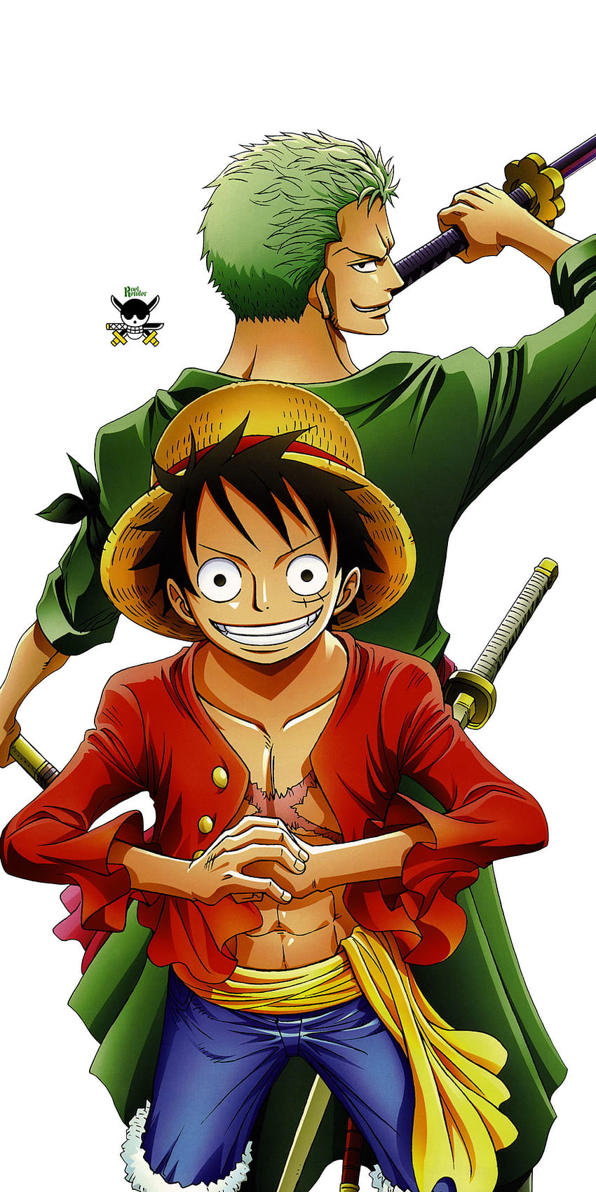one piece luffy and zoro, smartphone luffy one piece wallpaper ponsel HD