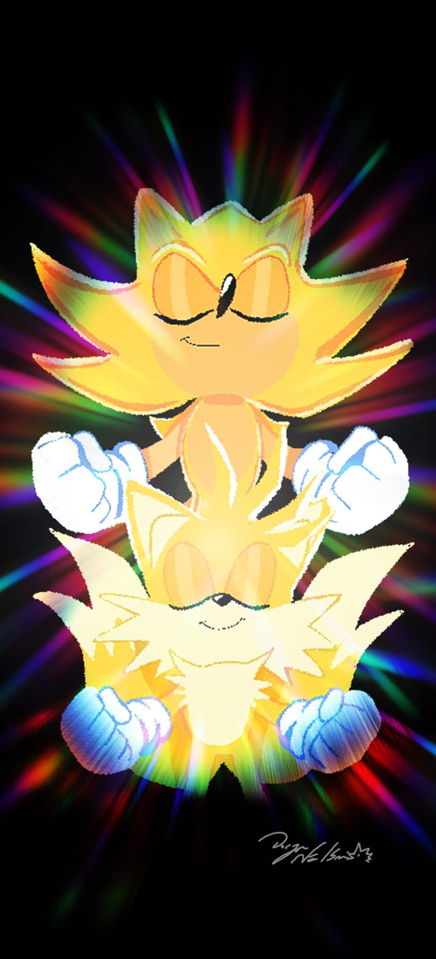 I drew fleetway sonic and fleetway super sonic : r/SonicTheHedgehog