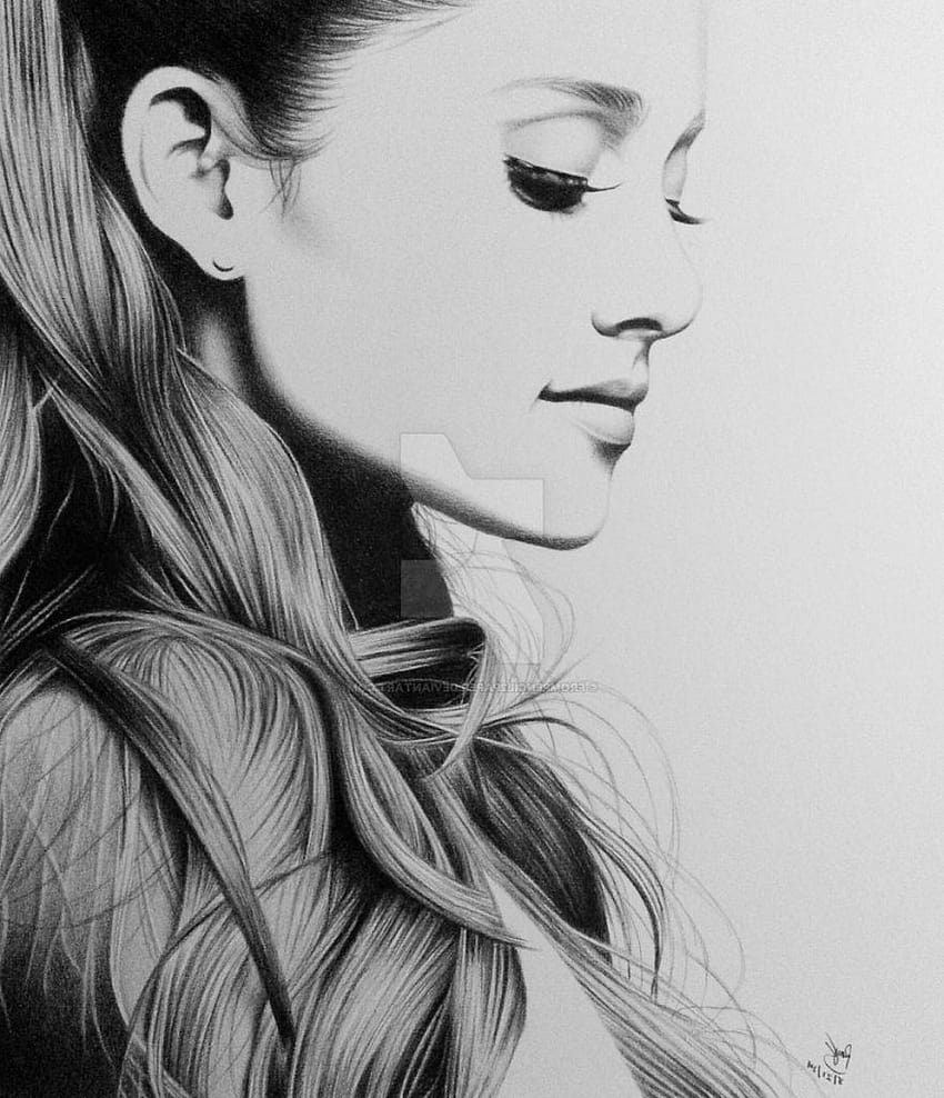 Beautiful Girl Drawing, an art print by Ergis Hasanbelli - INPRNT-saigonsouth.com.vn