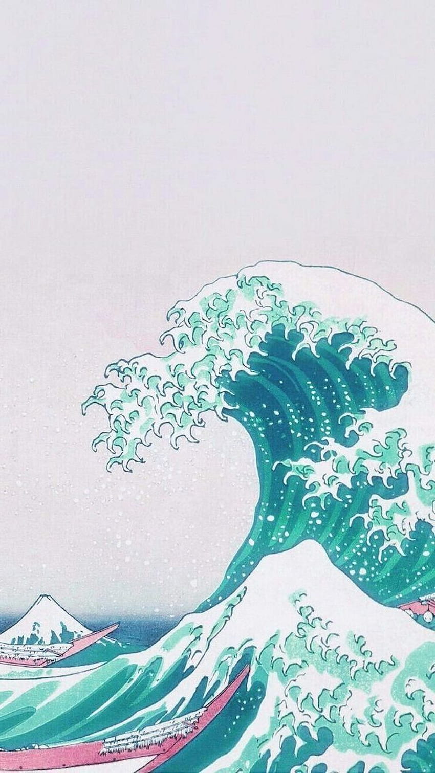 Japanese Wave Ipad, summer draw HD phone wallpaper | Pxfuel