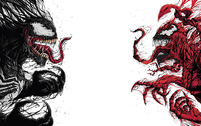 Venom And Carnage Artwork, cute venom HD wallpaper | Pxfuel