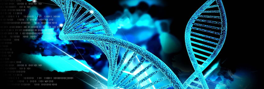 DNA 3D Struktur Molekül Muster Abstraktion Genetisch Psychedelisch HD-Hintergrundbild