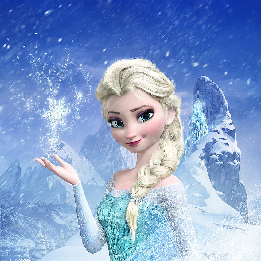 Elsa Frozen For Mobile、冷凍漫画 HD電話の壁紙