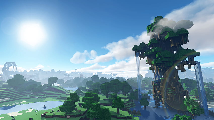 Minecraft RTX HD-Hintergrundbild