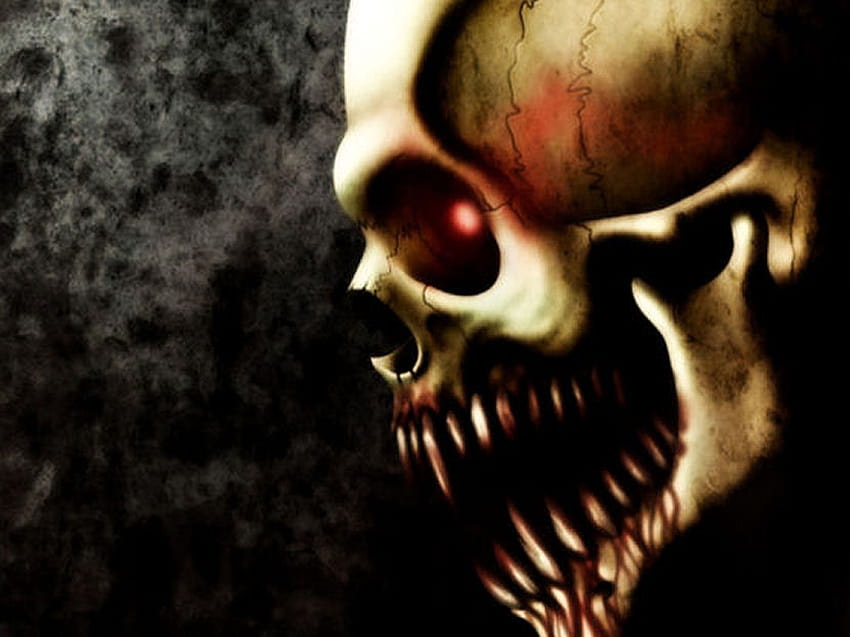 Demon Skull HD wallpaper