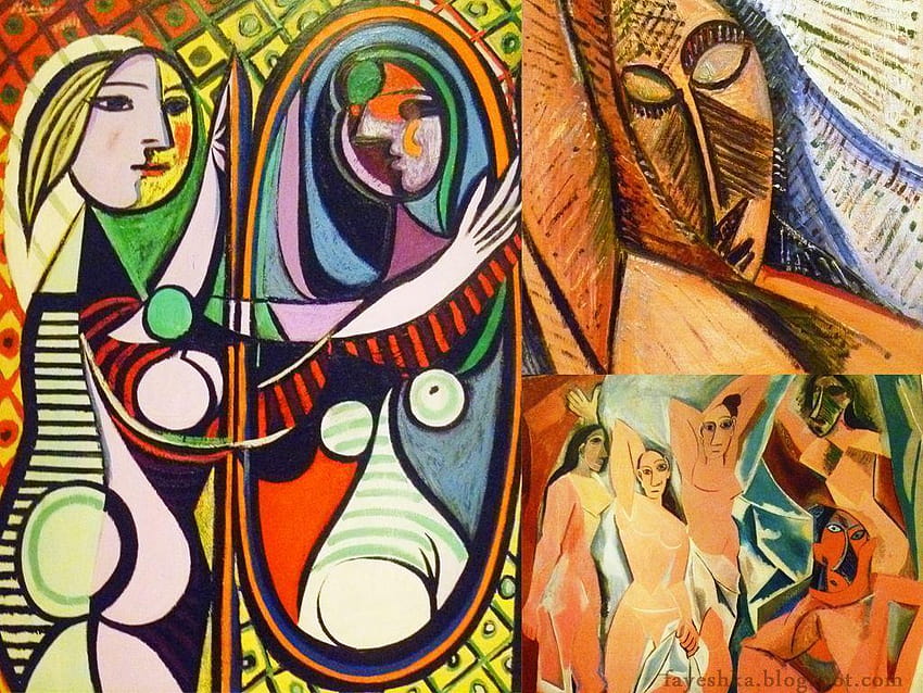 5 pinturas famosas de Picasso em alta resolução papel de parede HD