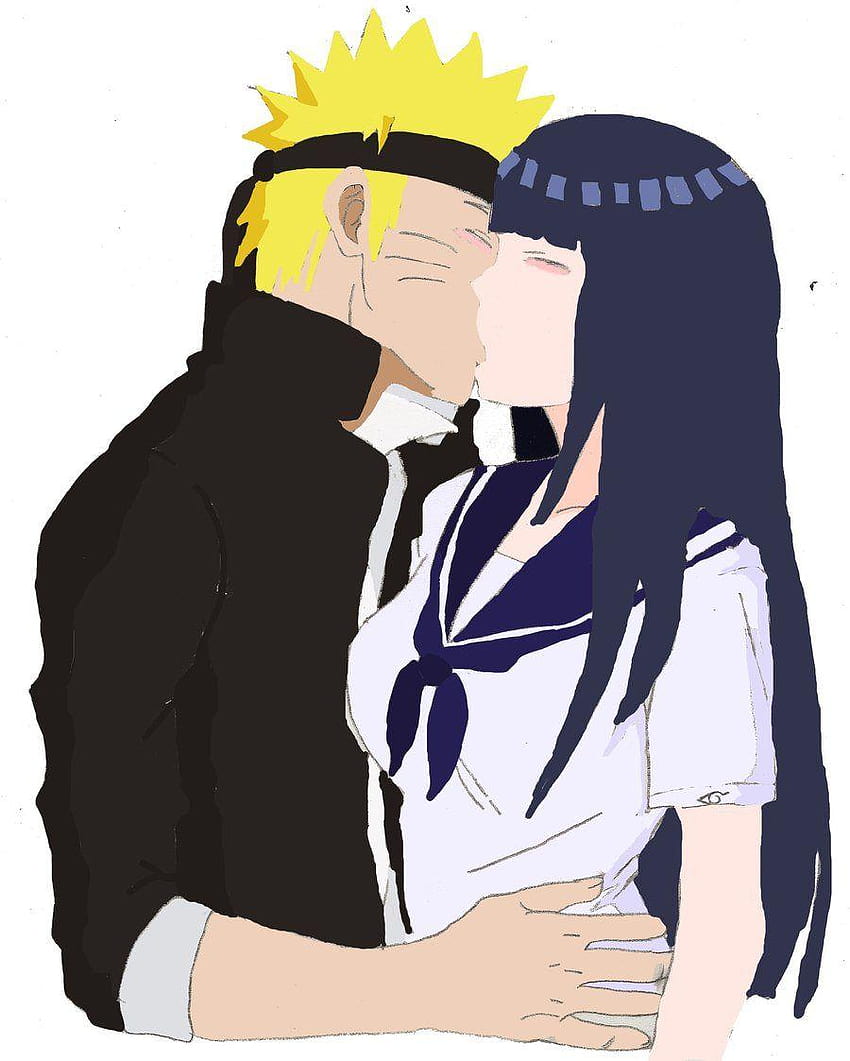 Naruto ama a Hinata, Naruto besando a Hinata fondo de pantalla del teléfono