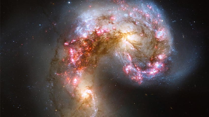 Galaxies, elliptical galaxy HD wallpaper