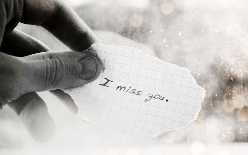 I Miss You with Quotes, loves i miss u HD wallpaper