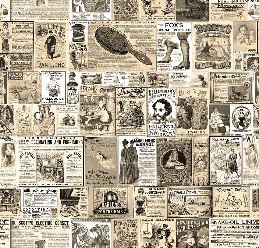 ヴィクトリア時代の布地とギフト用包装紙のスプーンフラワーの背景、 高画質の壁紙