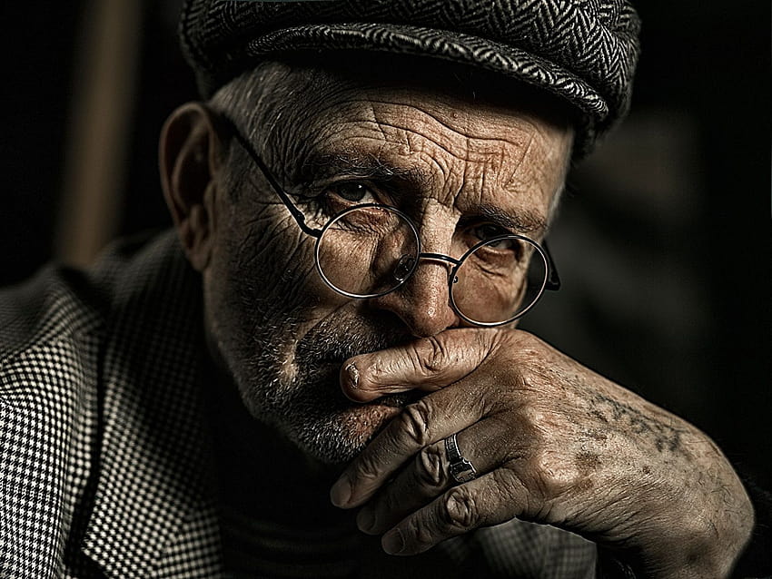 Old Man, thinking man HD wallpaper | Pxfuel