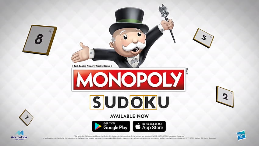 Monopoly Sudoku is the latest release from Marmalade Game Studio HD wallpaper