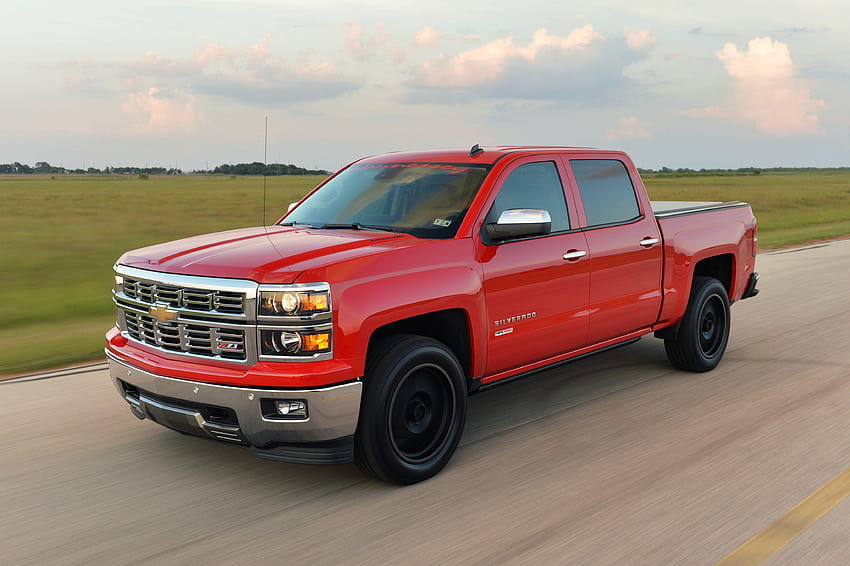 2015 Hennessey Chevrolet Silverado Z71 HPE550 pickup muscle tuning, red ...