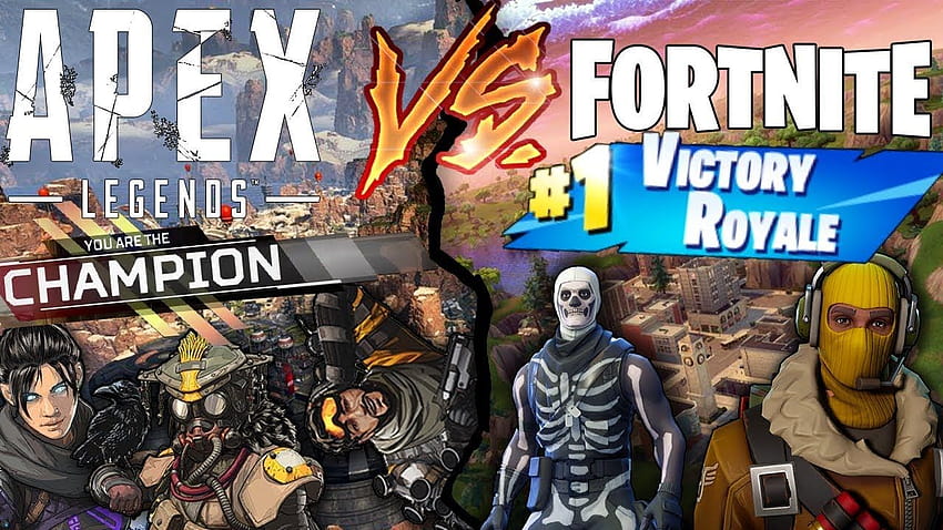 Is Apex Legends better than Fortnite?, minecraft vs fortnite HD wallpaper