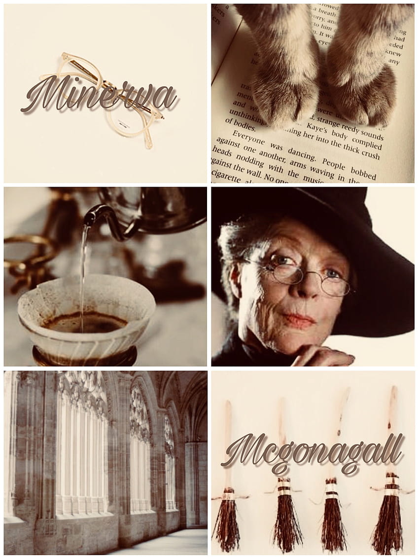 Minerva Mcgonagall Aesthetic by Madina Kheireddine, professor minerva mcgonagall HD phone wallpaper