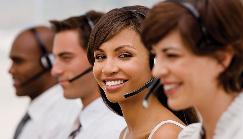 La tua azienda trarrebbe vantaggio da un call center inbound Sfondo HD