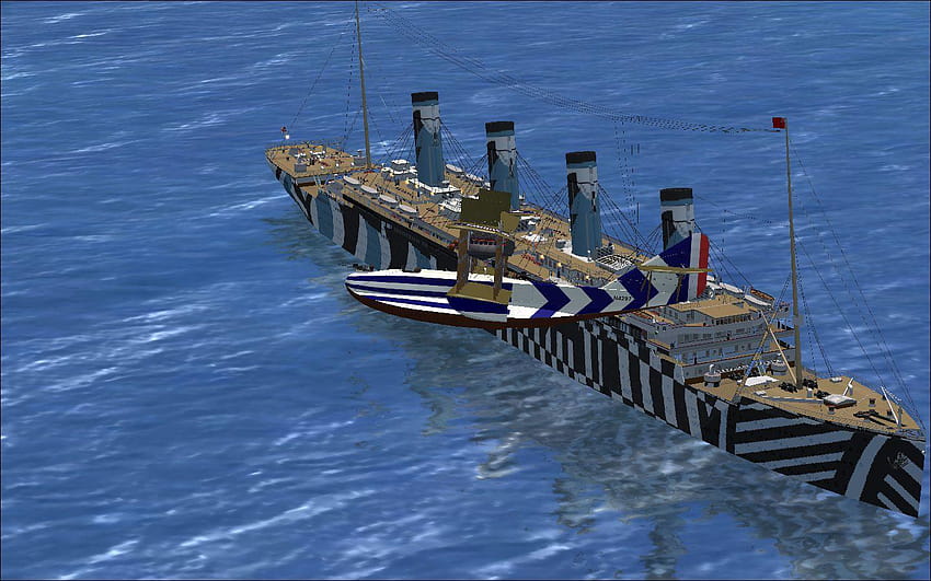 FSX용 RMS 올림픽 AI 선박 HD 월페이퍼