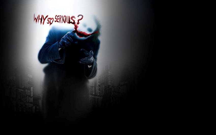 3D Warum so ernst, Joker warum so ernst HD-Hintergrundbild