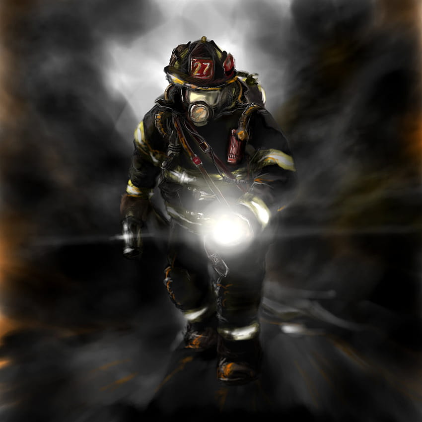 Firefighter by Tieflith [900x900] for your , Mobile & Tablet, fire fighting HD phone wallpaper