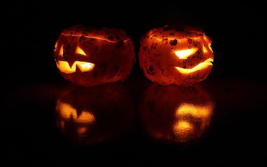 40 Dynie na Halloween Sztuka na halloweenową dynię Tapeta HD