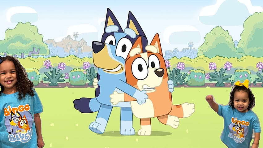 Bluey and Bingo episodes Learning how to take turns! Love, laugh, and be kind, bingo from bluey HD wallpaper