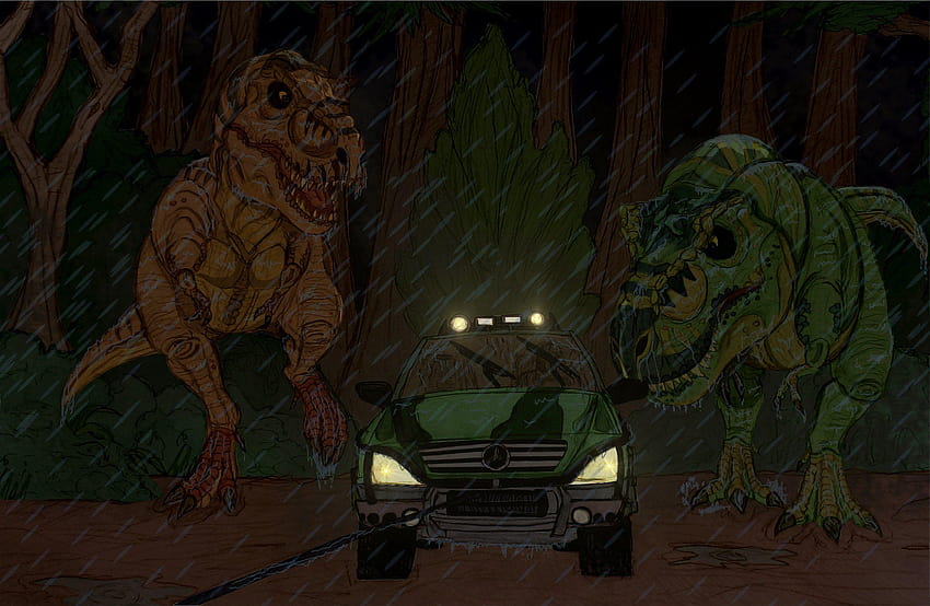 The Lost World: Jurassic Park oleh TrefRex, taman jurassic dunia yang hilang Wallpaper HD