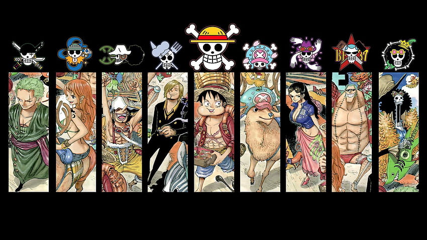 Steam Workshop::One Piece, пирати със сламена шапка HD тапет