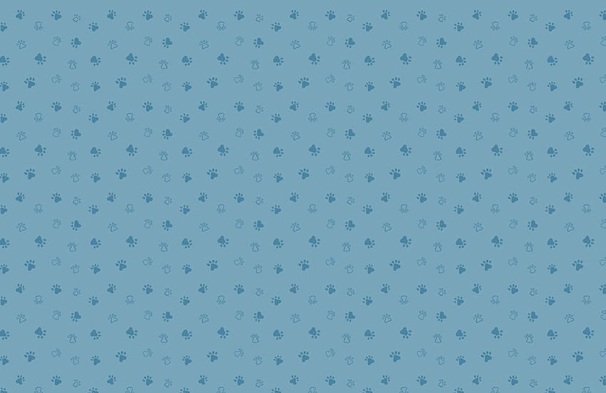 Blue Dog Paw Print Pattern Mural HD wallpaper | Pxfuel