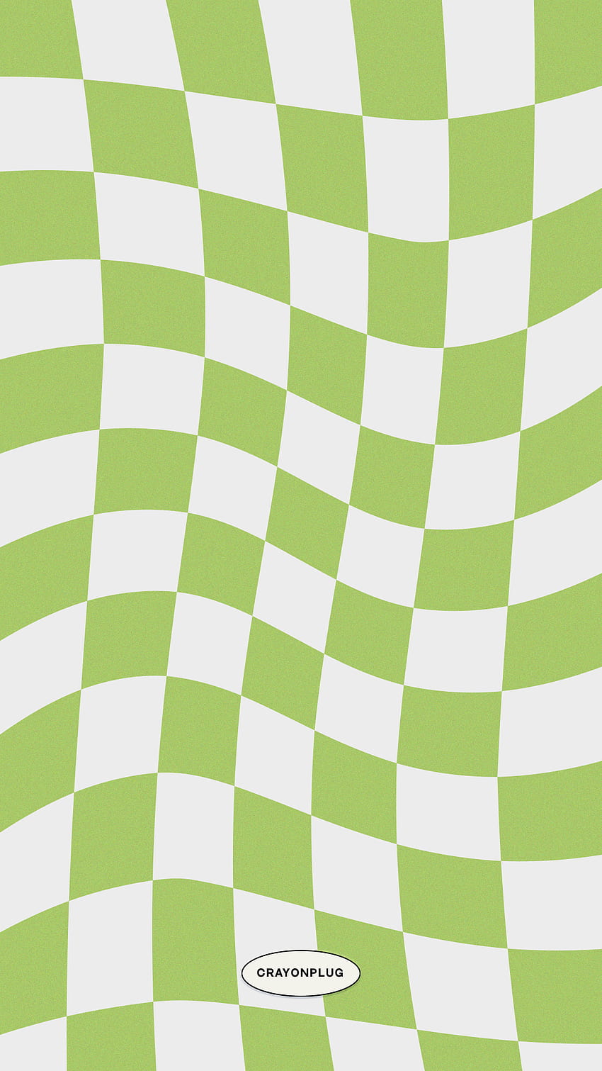 Lime Green Checker for iPhone/ Android by Crayonplug Studio, danish pastel HD phone wallpaper