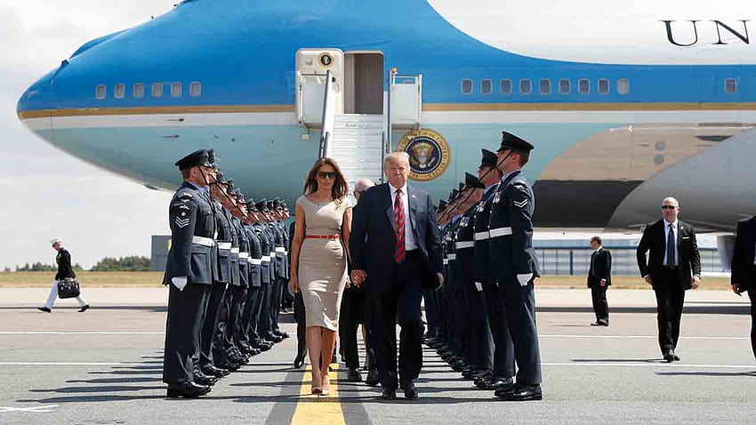 Trump conferma la nuova verniciatura per Air ...6abc, l'aereo presidenziale dell'Air Force One Sfondo HD