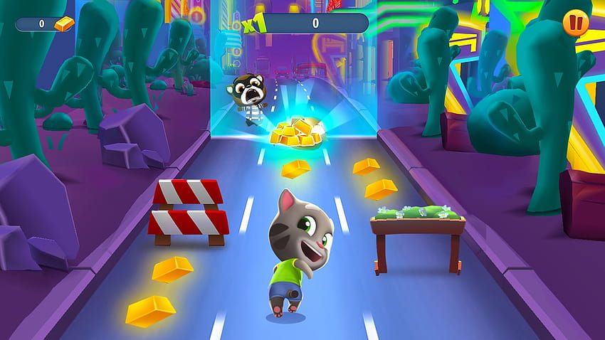 Talking Tom Gold Run HD тапет