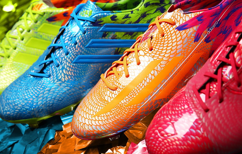 Football, paint, super, adidas, new, cleats, the colors of the rainbow ...