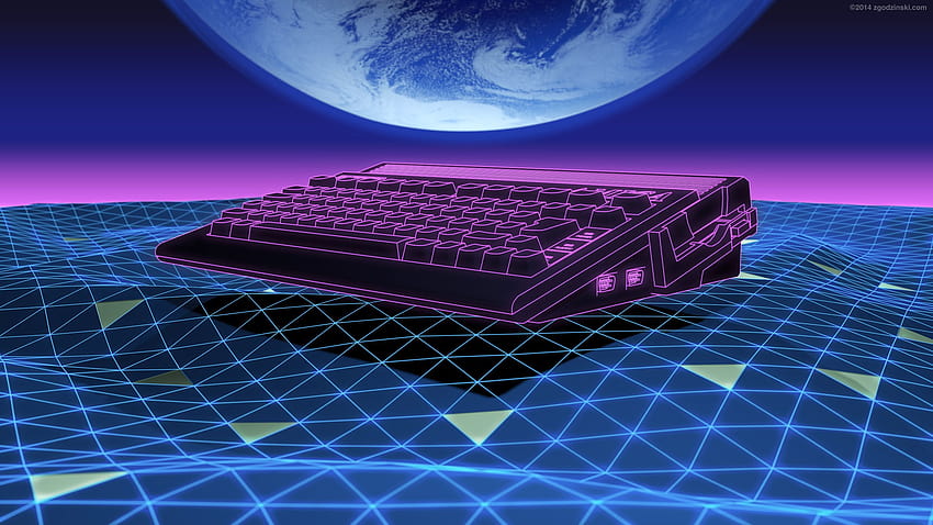 Vintage Amiga 1200 Wallpaper