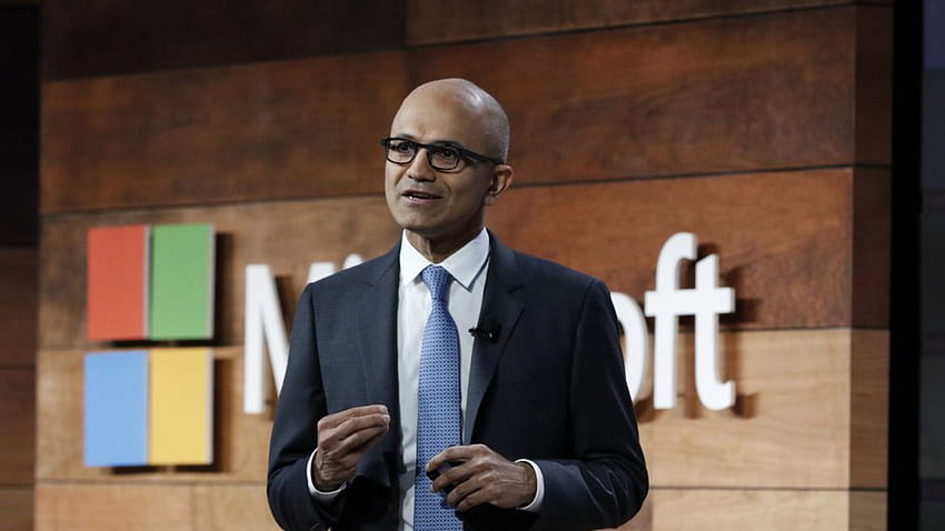 Le PDG de Microsoft, Satya Nadella, ouvre sa tournée de livres Fond d'écran HD