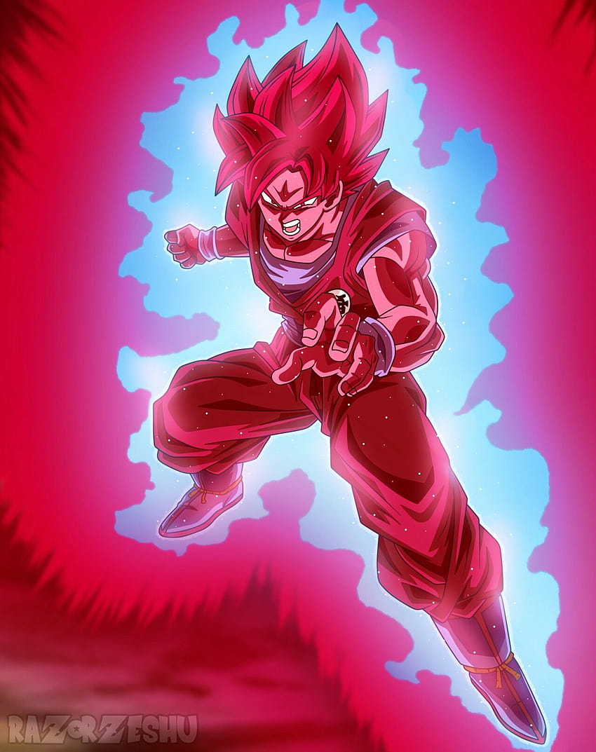 Goku SSJB Kaioken X20 Wallpapers - Wallpaper Cave