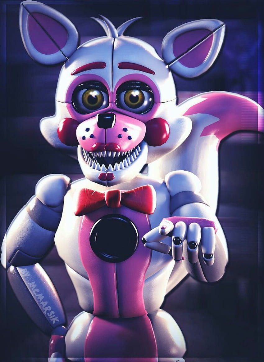 Download Exciting and Mysterious Funtime Foxy Wallpaper Wallpaper   Wallpaperscom