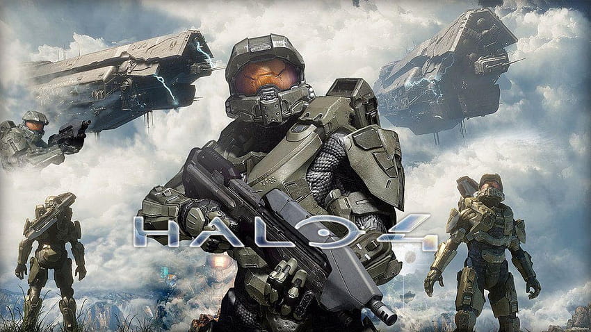 Master Chief & Clouds Desktop Wallpaper - Master Chief Wallpaper