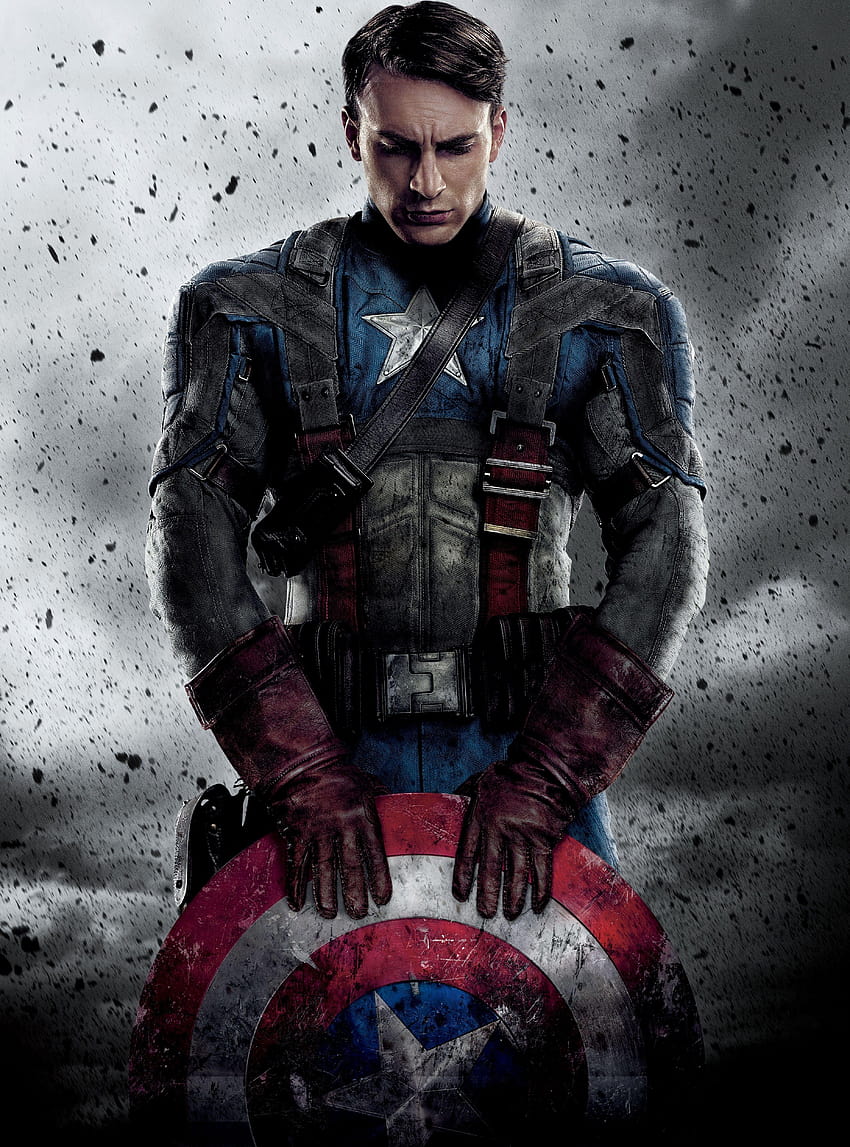 Les gens 3705x5000 Captain America Chris Evans Captain America: The, Captain America le premier vengeur Fond d'écran de téléphone HD
