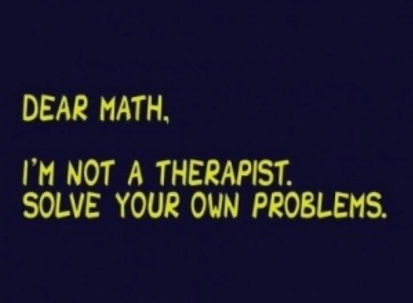 Quotes about Math problem, math solve your own problem HD wallpaper