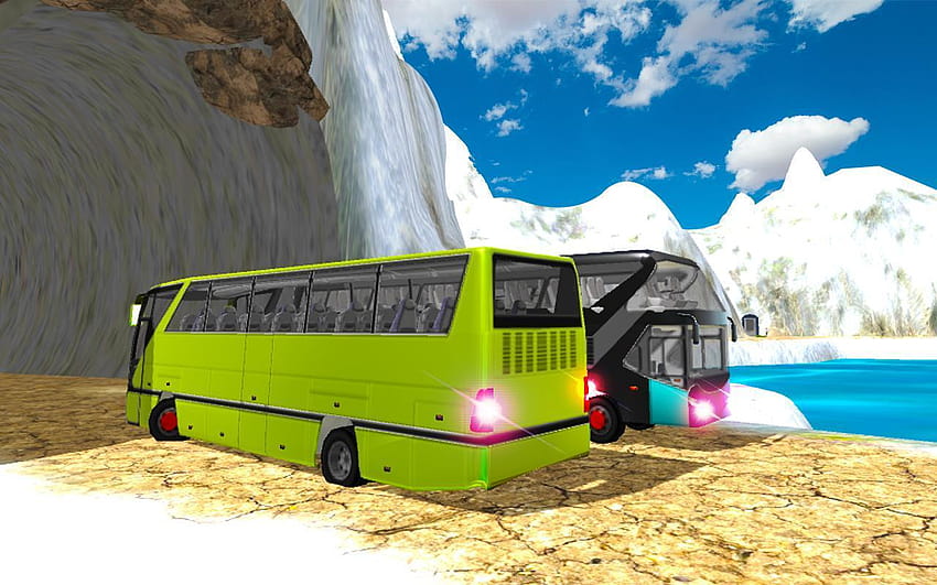 Winter Bus Simulator 2018 Snow Christmas Party for Android, bus simulator 19 HD wallpaper