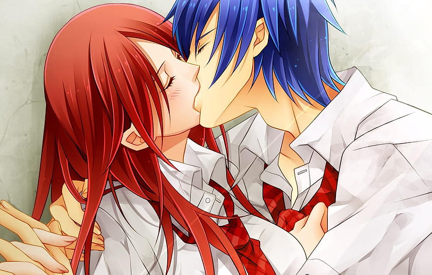 47+] Anime Kissing Wallpaper - WallpaperSafari