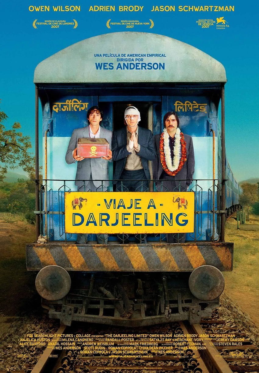 映画のポスター、予告編: The Darjeeling Limited. HD電話の壁紙