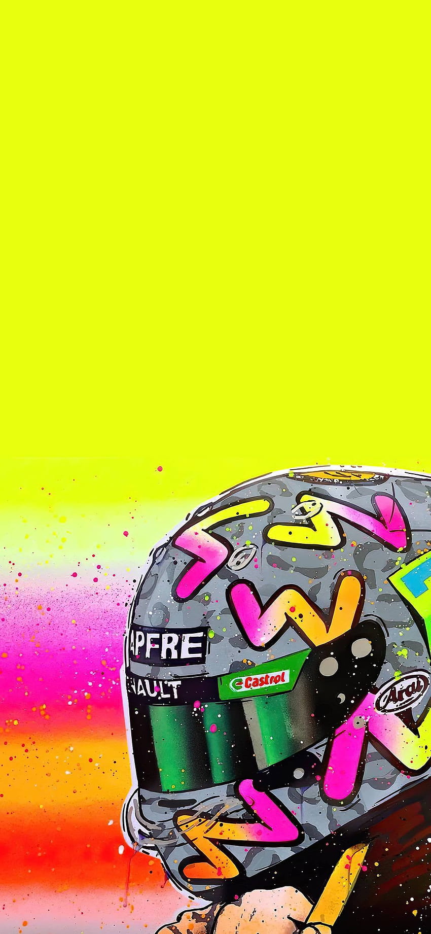Daniel Ricciardo iPhone . Painting by DRAutoArt.: formula1 HD phone wallpaper