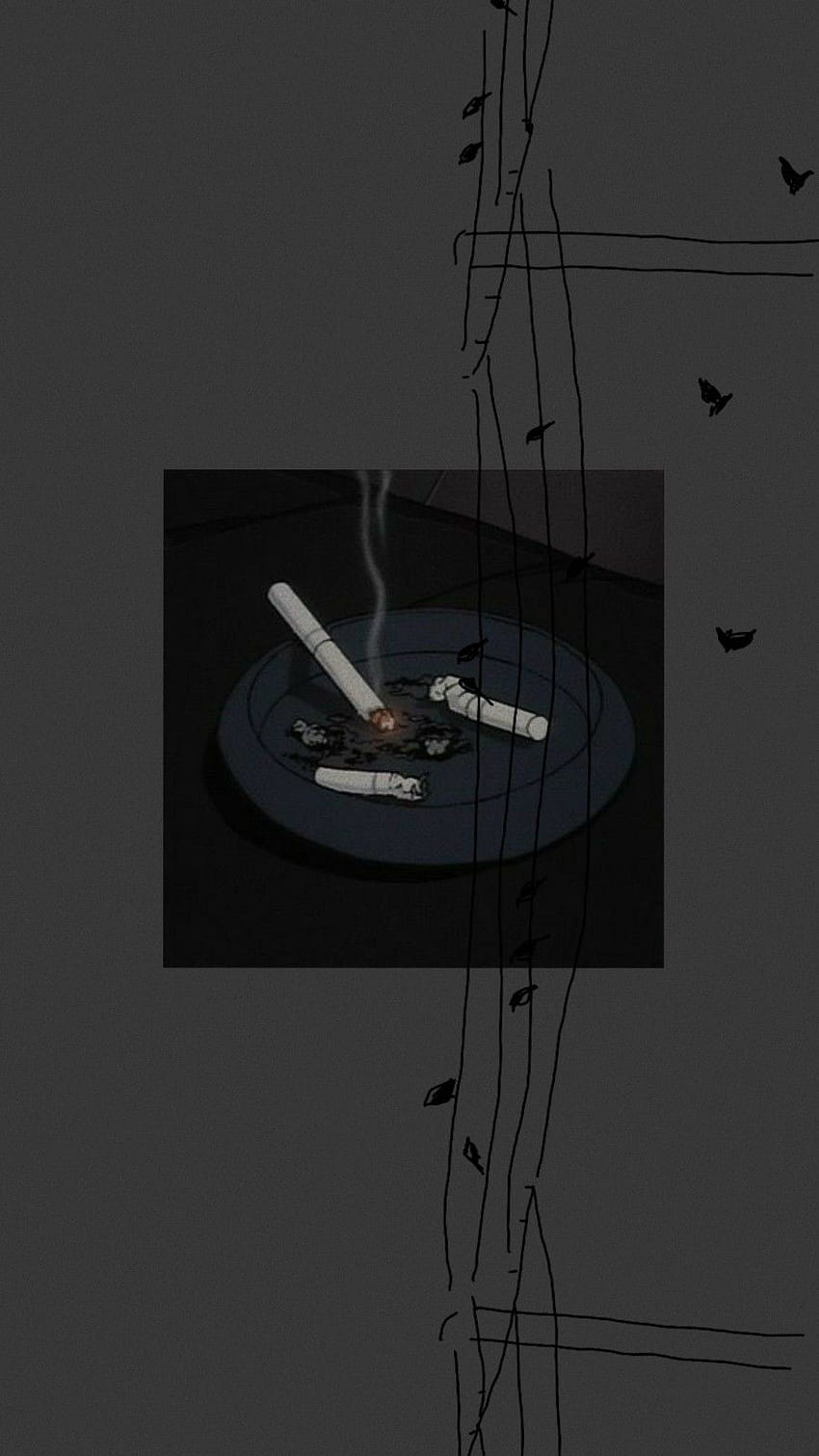 Pin on w a l l p a p e r s, cigarette anime HD phone wallpaper